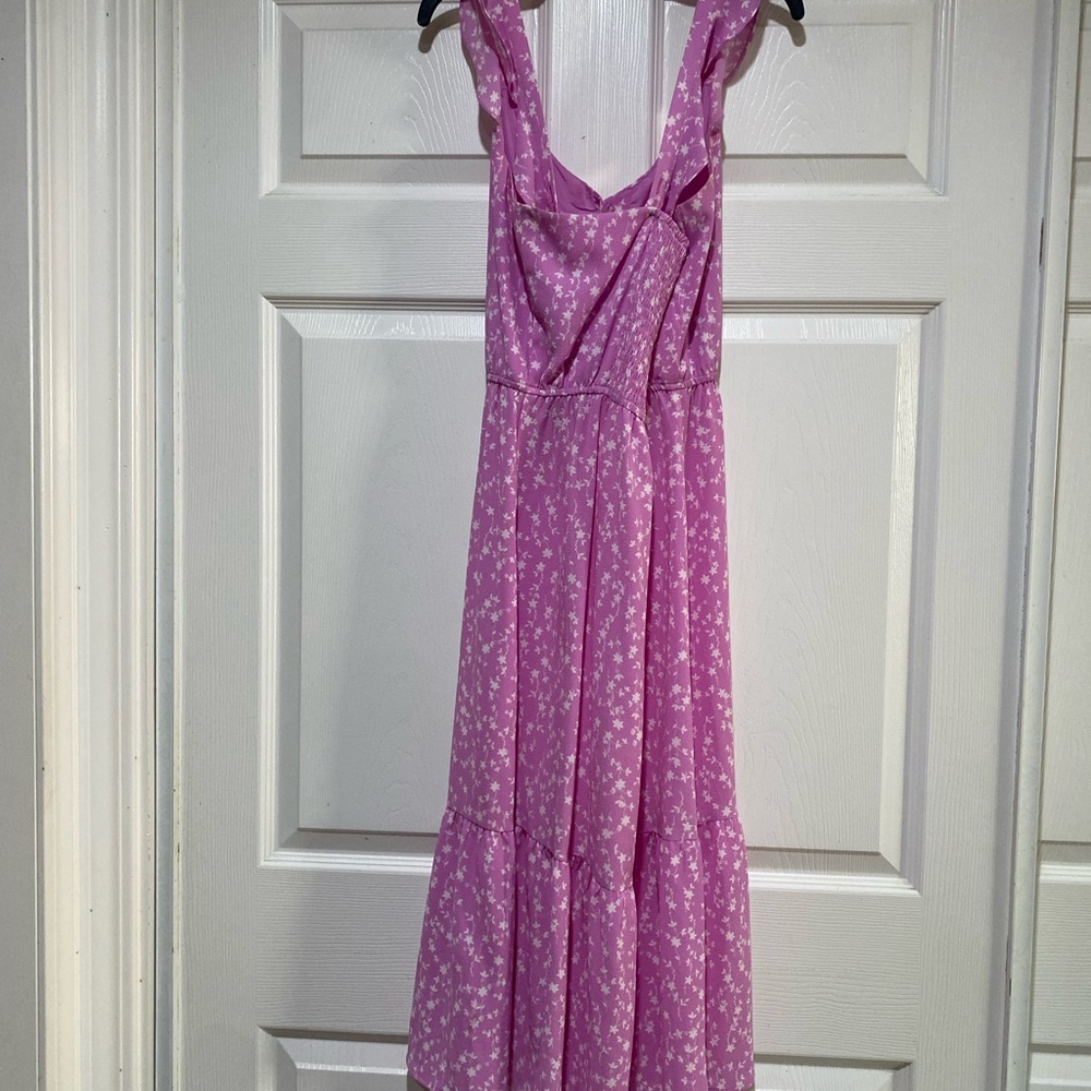 BB DAKOTA by Steve Madden Dress Pink Petal Heart Dress Size‎ Medium - Picture 5 of 9